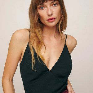 Reformation Mickey top in black, NWOT, size M